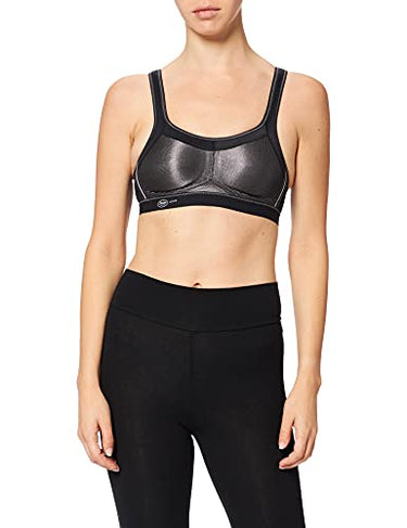 Anita Active Damen Bügelloser BH 5529, Schwarz (Schwarz 001) , 70E im Sale